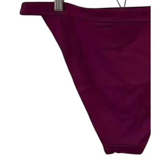 NWT Andie Swim The Caicos Bikini Hipster Bikini Bottom Wide Strap XL Plum #3556 - Picture 8 of 15